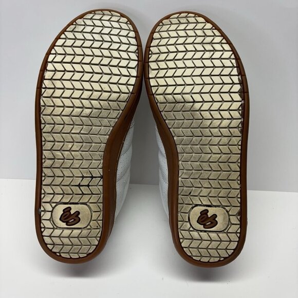 Es Skateboard Shoes White/Tan Men’s 10.5 07-03 NRT Rare OG Vintage Style Classic - Picture 6 of 12